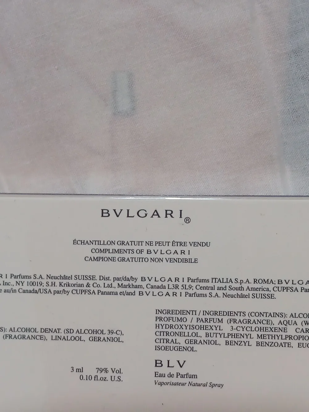 BVLGARI ORIGINAL FORMULA - Women Discovery Set Fragrance Set - NEW